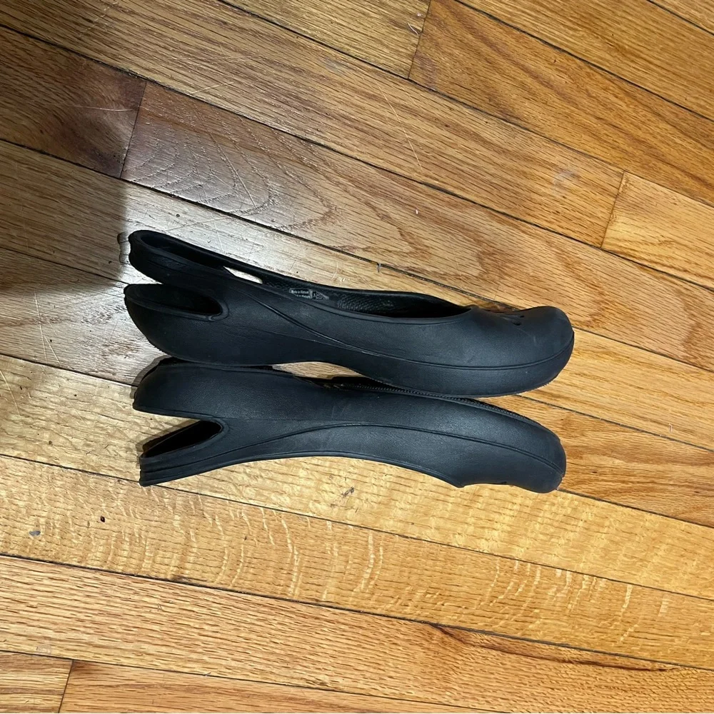 Crocs Kadee Ballet Slingback SlipOn Cutout Breathable Jelly Maryjane Taylor Flat - Picture 5 of 8